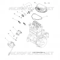 MOTEUR, SUPPORT CORPS DE PAPILLON