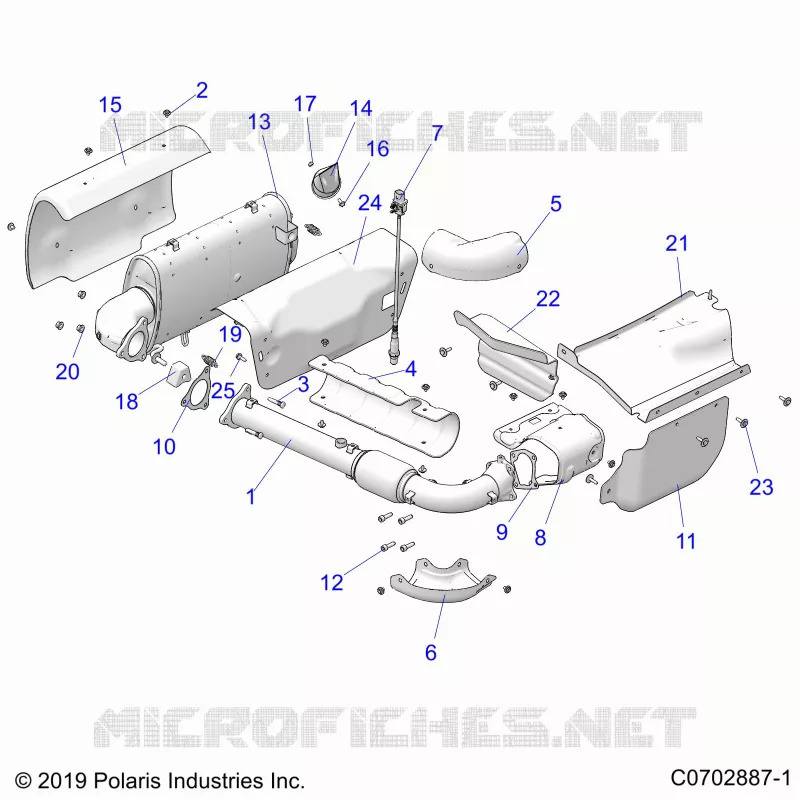 ENGINE, ECHAPPEMENT