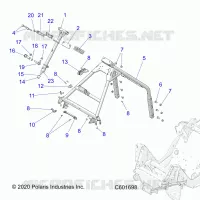 STEERING, COLONNE DE DIRECTION AND HOOP