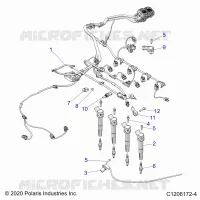 ELECTRICITE, WIRE HARNESS, ENGINE