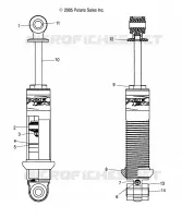 AMORTISSEUR AVANT TRACK (RYDE FX/7043178)