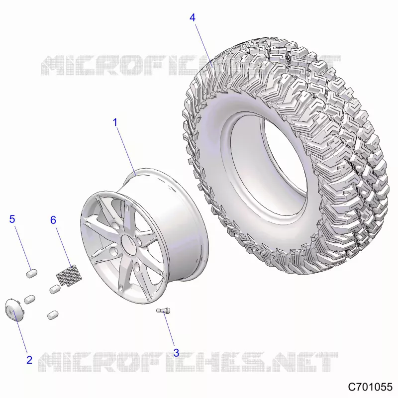 ROUES, REAR