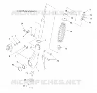 SUSPENSION, JAMBE DE FORCE AVANT