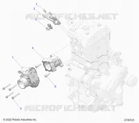 ENGINE, CORPS DE PAPILON AND FUEL RAIL