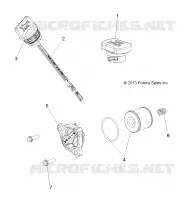 ENGINE, FILTRE A HUILE, DIPSTICK AND FILL CAP