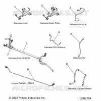 ELECTRICITE, WIRE HARNESSES, HOOD/JUMPERS, GPS