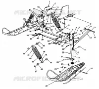 SUSPENSION AVANT AND SKI 600 XCR 0941667 (4927092709011A)