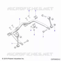 SUSPENSION, FRONT BARRE STABILISATRICE