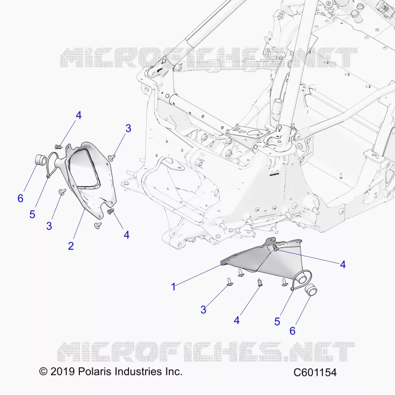 CHASSIS, TIE ROD BOOT ASM.