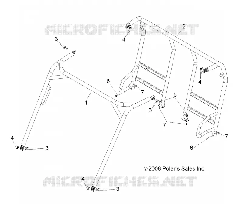 CHASSIS, CAB CADRE