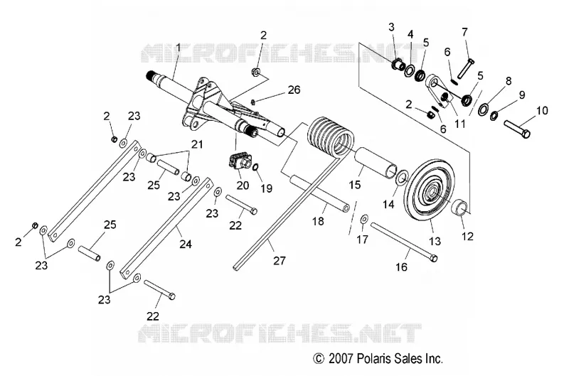 SUSPENSION, BRAS DE SUSPENSION ARRIERE