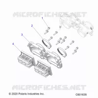 ENGINE, REED VALVE AND CORPS DE PAPILON ADAPTOR