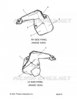 PANNEAUX LATERAUX FOAM/FABRIC