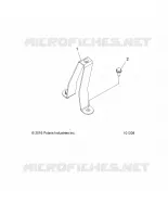 CHASSIS, CARBURANT TANK SUPPORT BRACKET