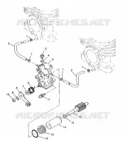 POMPE A HUILE SPORT 0980443 and SPORT TOURING 0980243 (4942054205C011)
