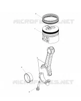 MOTEUR, CONNECTING ROD AND PISTON SET