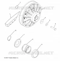 SYSTÈME DE TRANSMISSION, SECONDARY CLUTCH