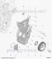 MOTEUR, FRONT COVER ASSEMBLY