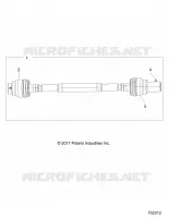 SYSTEME DE TRANSMISSION, REAR PROP SHAFT