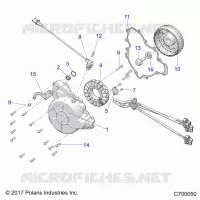 ENGINE, STATOR AND FLYROUE