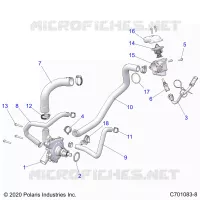 MOTEUR, WATERPUMP AND BYPASS