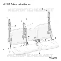 SIEGE BELT MOUNTING