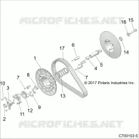 SYSTÃˆME DE TRANSMISSION, SECONDARY CLUTCH