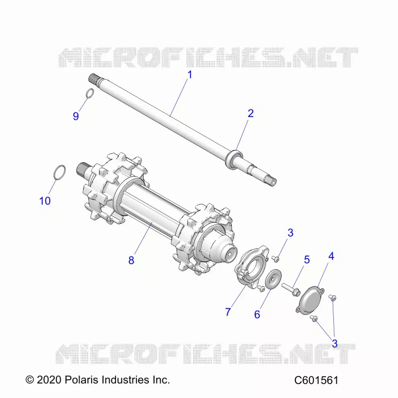 DRIVE TRAIN, JACKSHAFT AND ARBRE DE TRANSMISSION