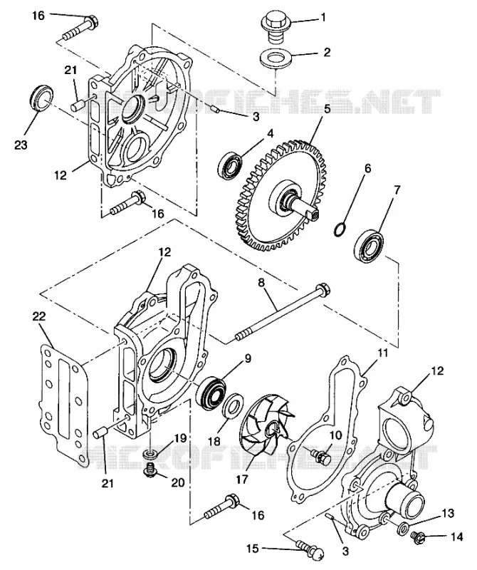 POMPE A EAU ULTRA SKS 0960578, EUROPEAN ULTRA SKS E960578, and ULTRA RMK 096 (4931683168C011)