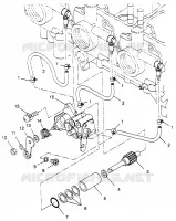 POMPE A HUILE 600 XCR SP 0965677 and EUROPEAN 600 XCR SP E965677 (4932063206C014)