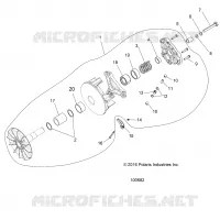 SYSTÈME DE TRANSMISSION, PRIMARY CLUTCH