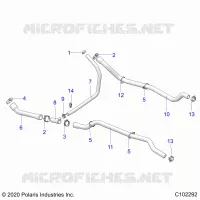 ENGINE, SYSTÃˆME DE REFROIDISSEMENT, HOSES