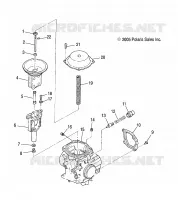 MOTEUR, CARBURATEUR, UPPER