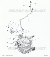 SYSTÃˆME DE TRANSMISSION, MAIN GEARCASE MOUNTING
