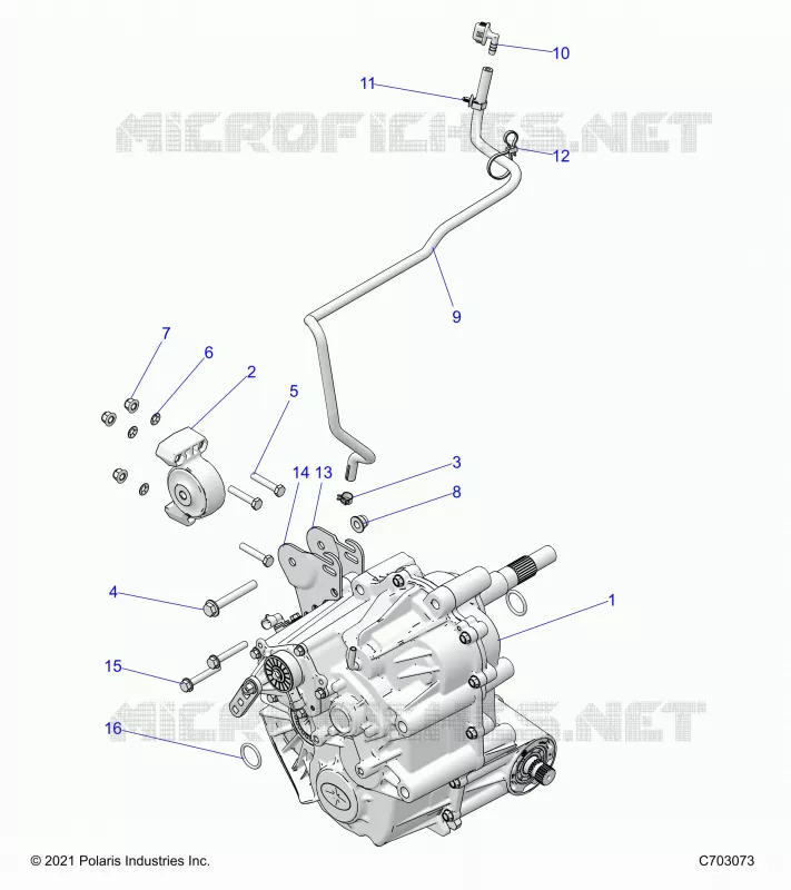 SYSTÃˆME DE TRANSMISSION, MAIN GEARCASE MOUNTING
