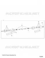 DRIVE TRAIN, HALF ARBRE DE TRANSMISSION ARRIERE