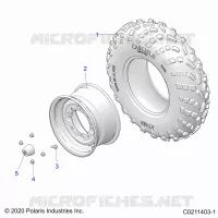 ROUES, FRONT TIRE