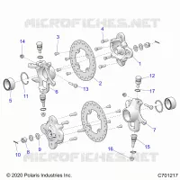 SUSPENSION AVANT HUB