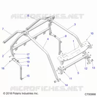 CHASSIS, CAB CADRE