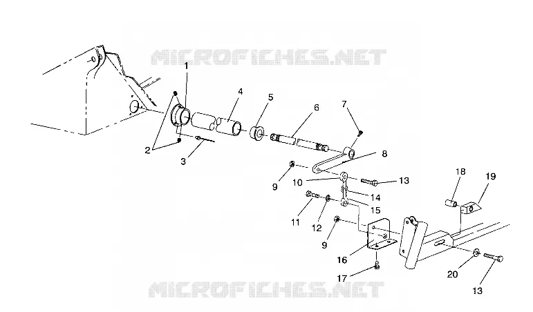 BARRE DE TORSION ASSEMBLY 440 XCR / 0931760 (4923022302013A)