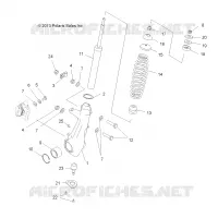 SUSPENSION, JAMBE DE FORCE AVANT