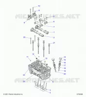 ENGINE, CULASSE AND VALVES