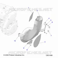 MOTEUR, AIR DUCT, INLET