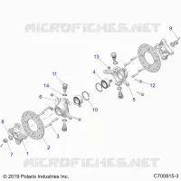 SUSPENSION AVANT HUB