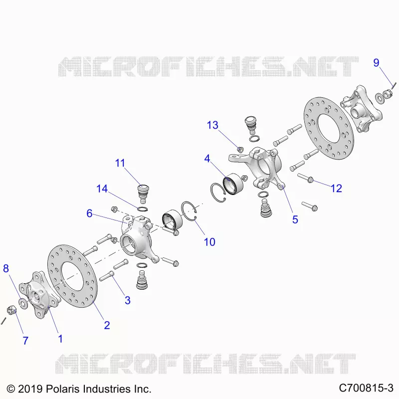 SUSPENSION AVANT HUB