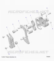 BRAKES, ETRIER DE FREIN ARRIERE