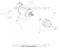 MOTEUR, DEMARREUR