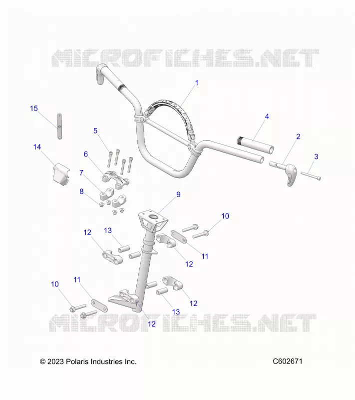 STEERING, FIXATION GUIDON