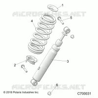 SUSPENSION AVANT SHOCK MOUNTING
