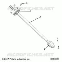 DRIVE TRAIN, ARBRE DE TRANSMISSION AVANT